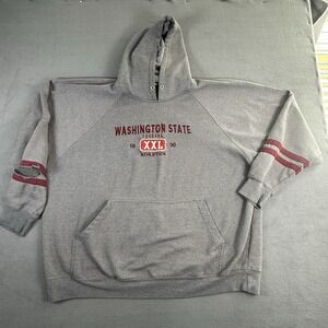Vintage Washington State University Hoodie WSU Cougars 2XL Thrashed